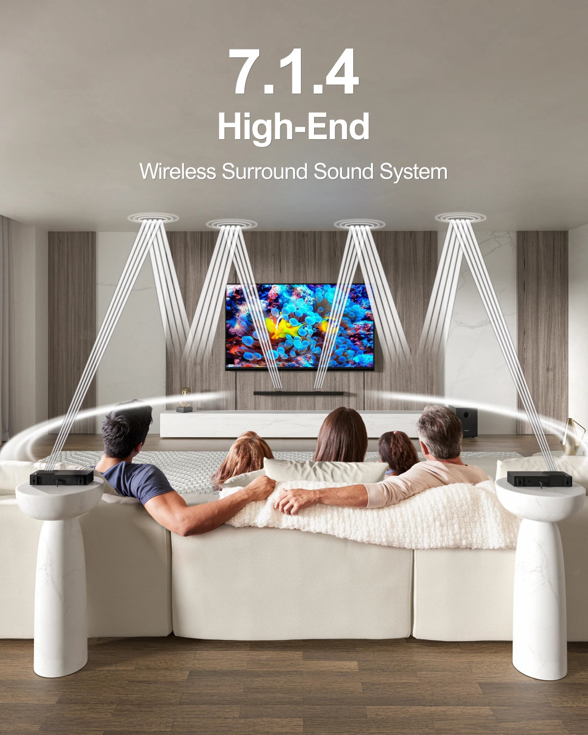 Ultimea 740W Dolby Atmos Soundbar for Immersive Home Theater