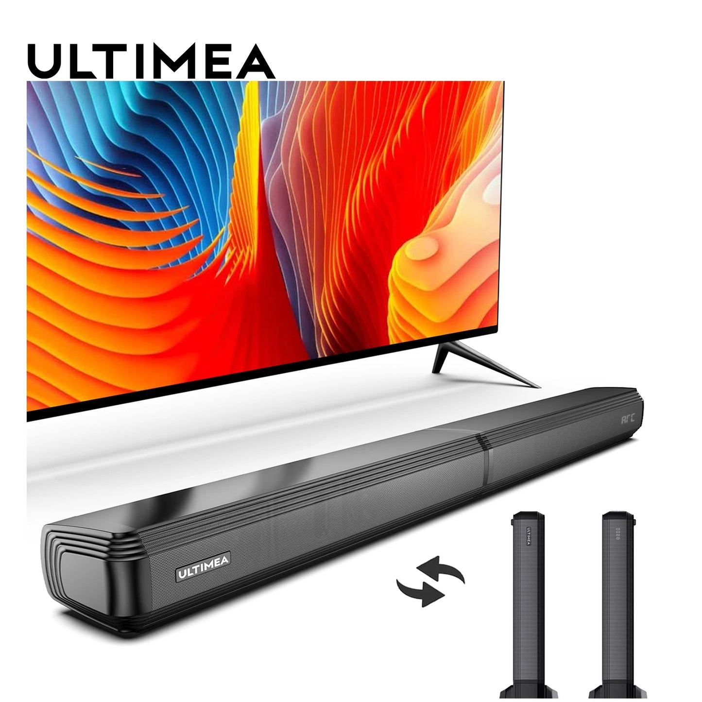Ultimea TV Soundbar With Bluetooth 5.3 And Bass Boost