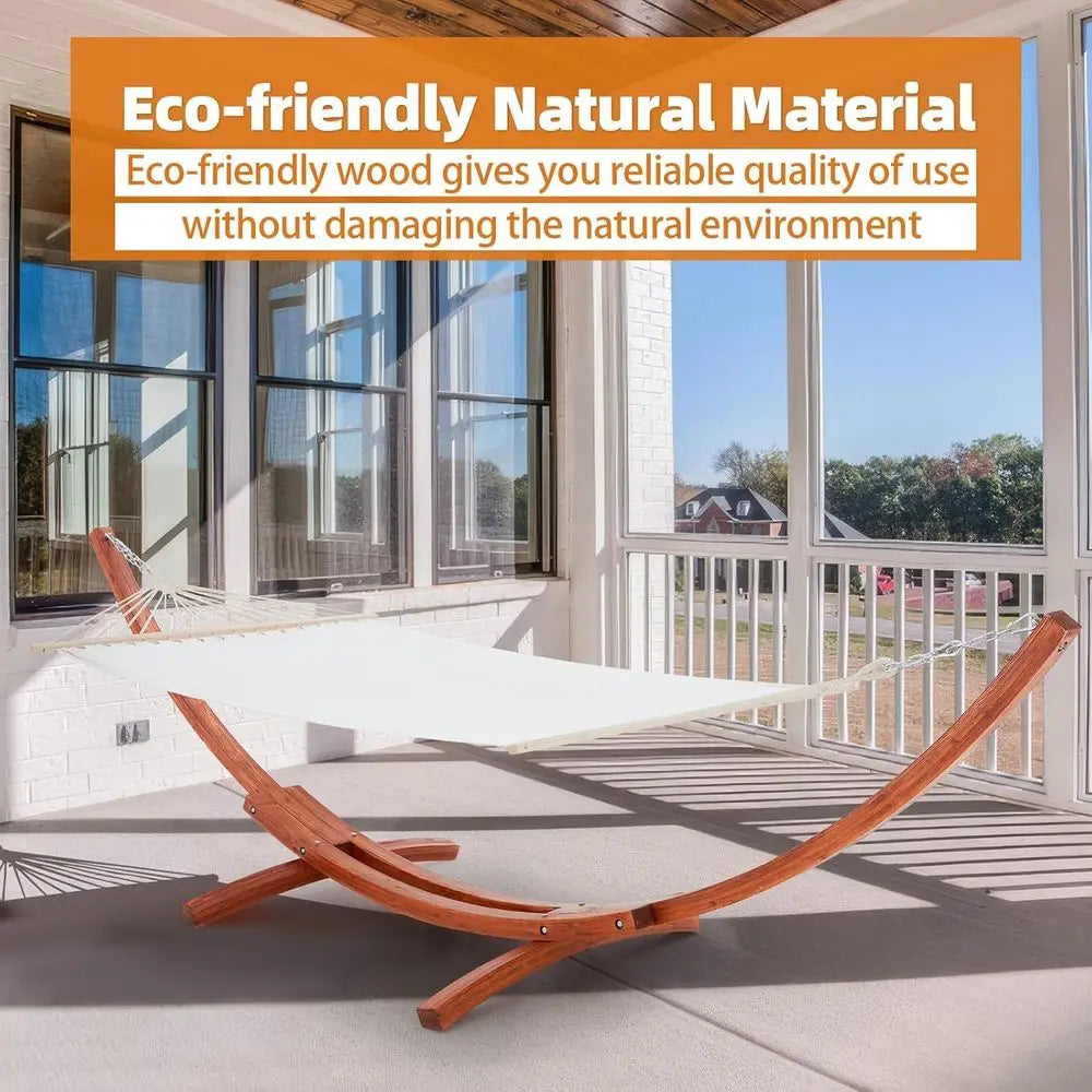 Hammock With Stand Heavy Duty Outdoor Lounger For Porch