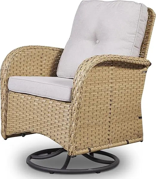 Outdoor Swivel Glider Chair for Patio and Deck Relaxation