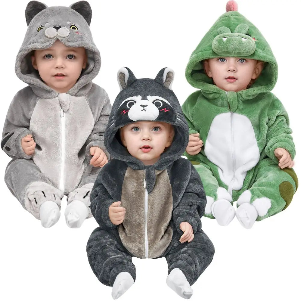 Dinosaur Cosplay Pajamas Jumpsuit For Kids Sleepwear