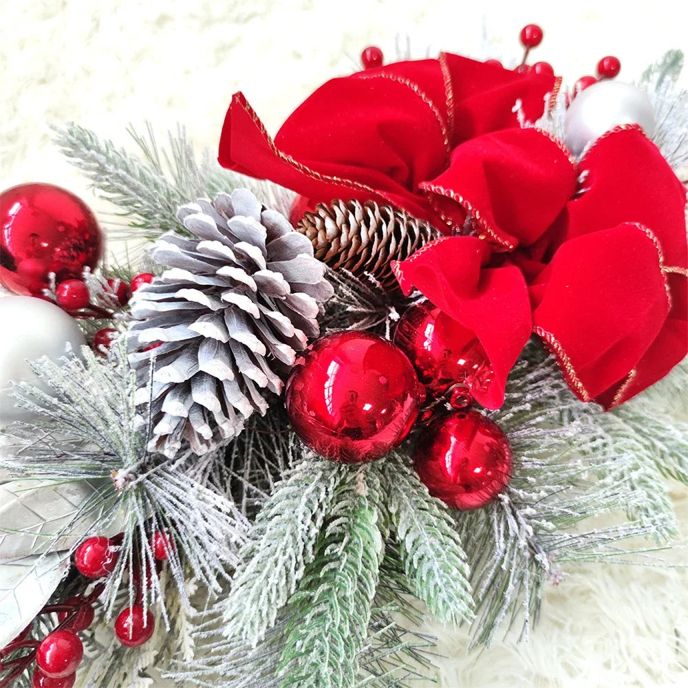 Candy Cane Christmas Wreath For Front Door Festive Decor