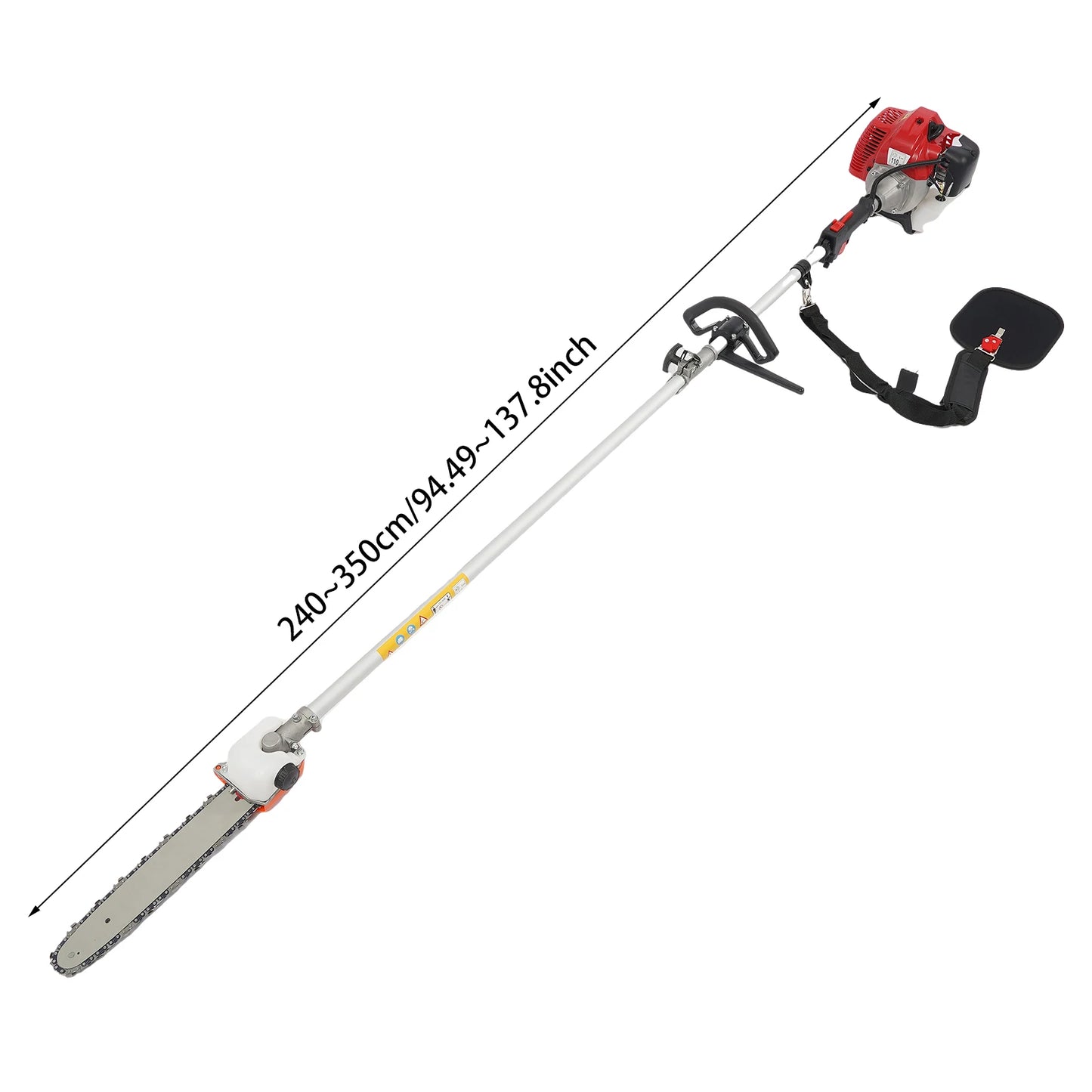 Efficient Garden Trimmer With Adjustable Pole Chain Saw