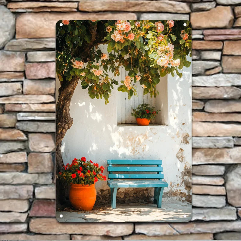 Retro Metal Wall Art Poster For Restaurants And Home Decor