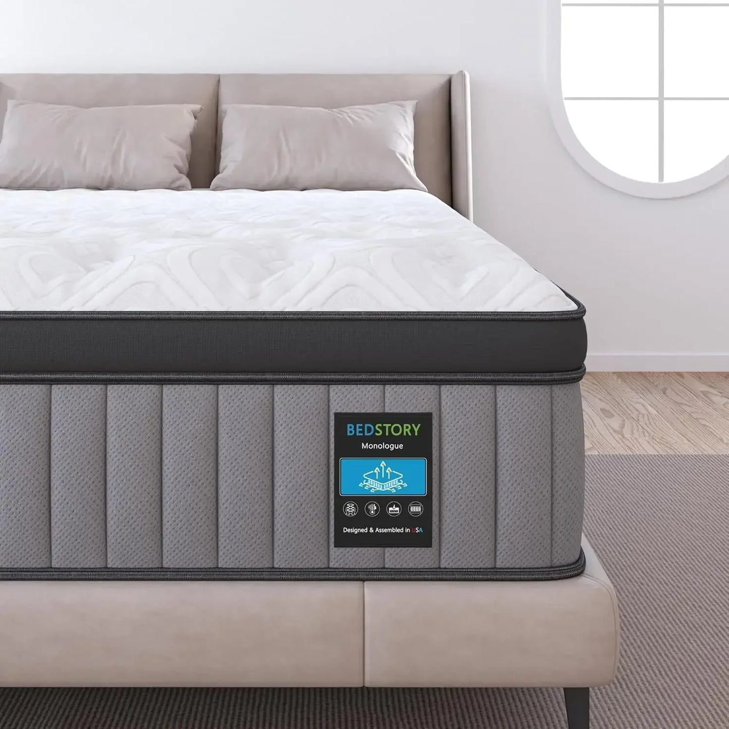 Hybrid Memory Foam Mattress For Back Pain And Spine Alignment