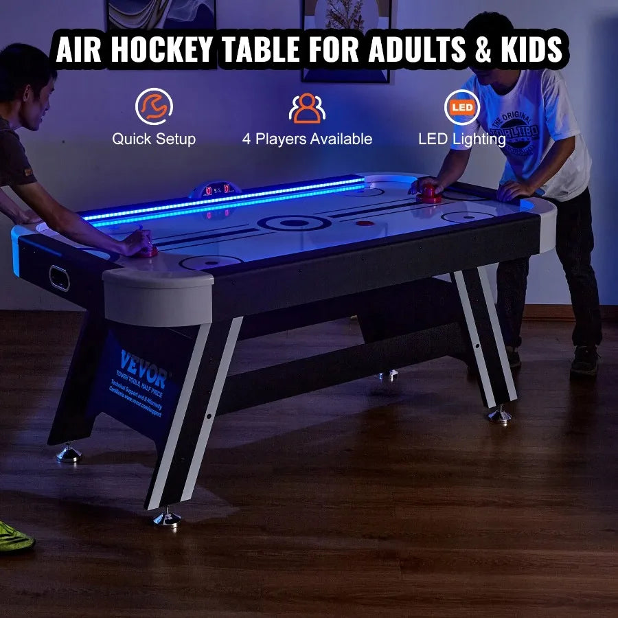 Air-Powered Hockey Table for Indoor Fun and Exciting Gameplay