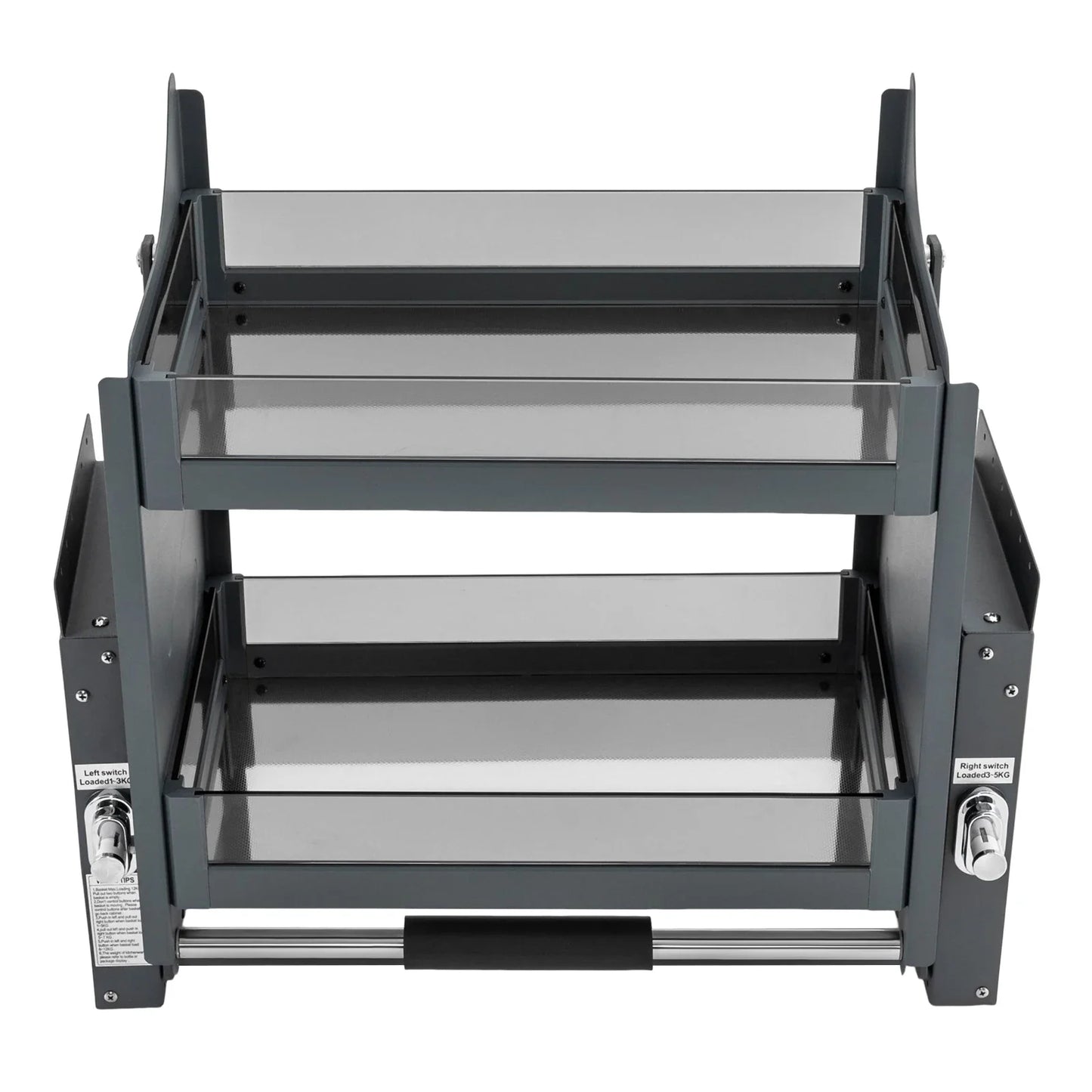 Adjustable Pull-Down Kitchen Cabinet Storage Shelf Organizer