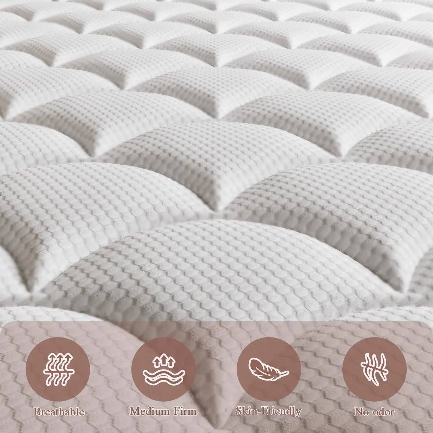 Hybrid Innerspring Mattress Box With Cooling Gel Memory Foam