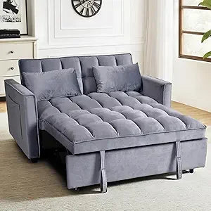 XCT4 Convertible Sofa Bed with Tray Table and Charging Ports