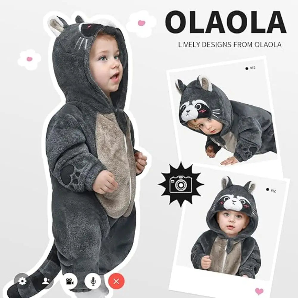 Dinosaur Cosplay Pajamas Jumpsuit For Kids Sleepwear