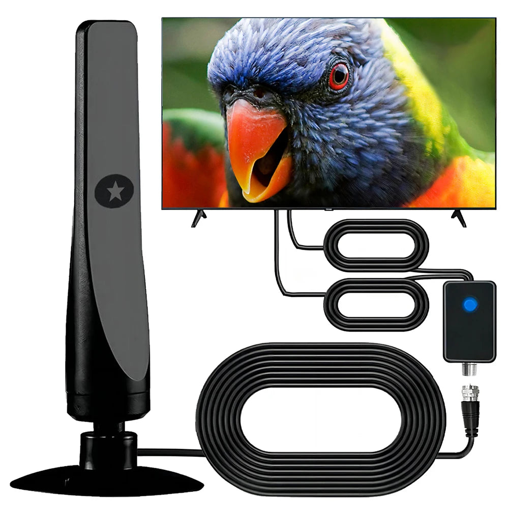 HD Digital TV Antenna with Signal Booster for Maximum Range