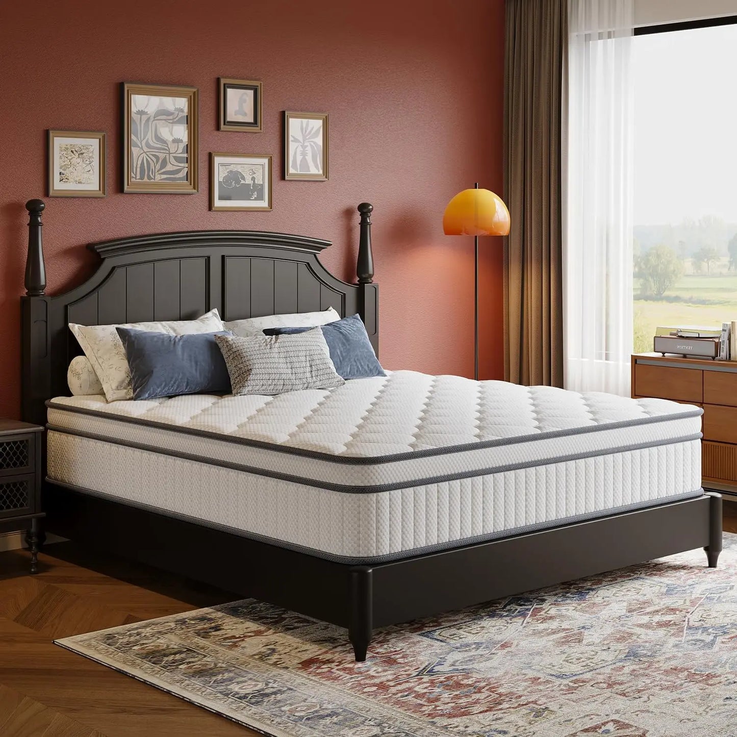 Hybrid Innerspring Mattress Box With Cooling Gel Memory Foam