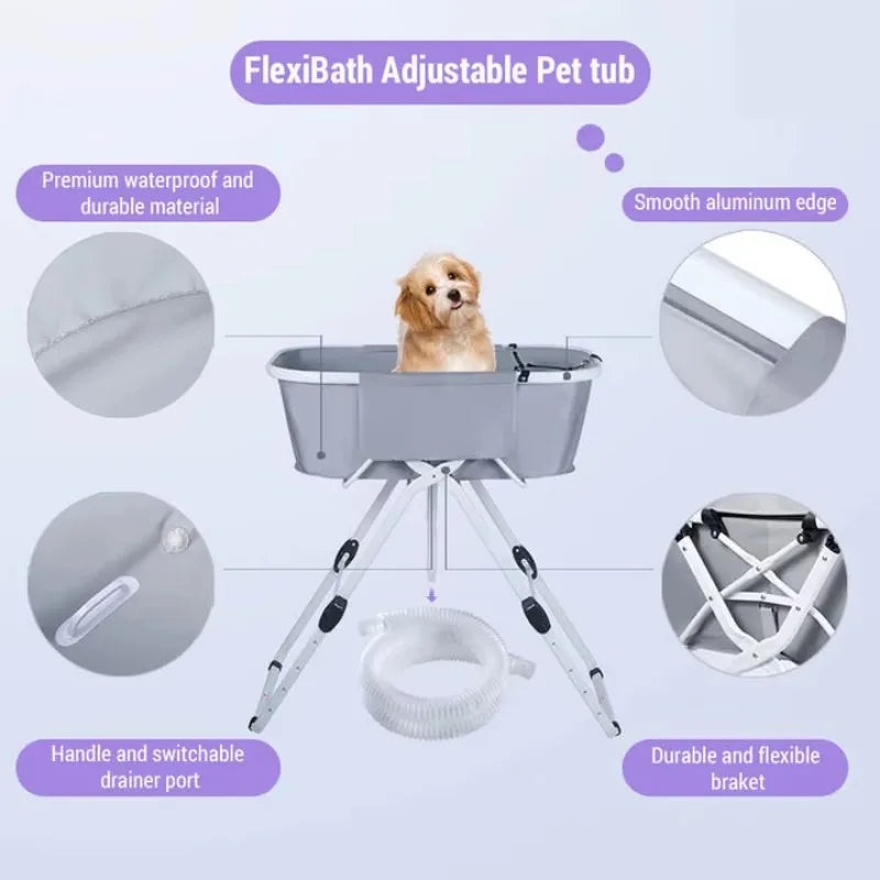 Elevated Grooming Bath Tub For Medium And Large Dogs