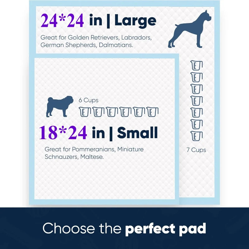 Leak-Proof Dog Pee Pads for Potty Training with Quick Dry Design