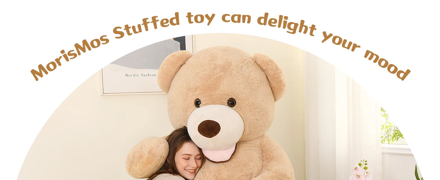 Giant Plush Teddy Bear for Couples and Baby Showers