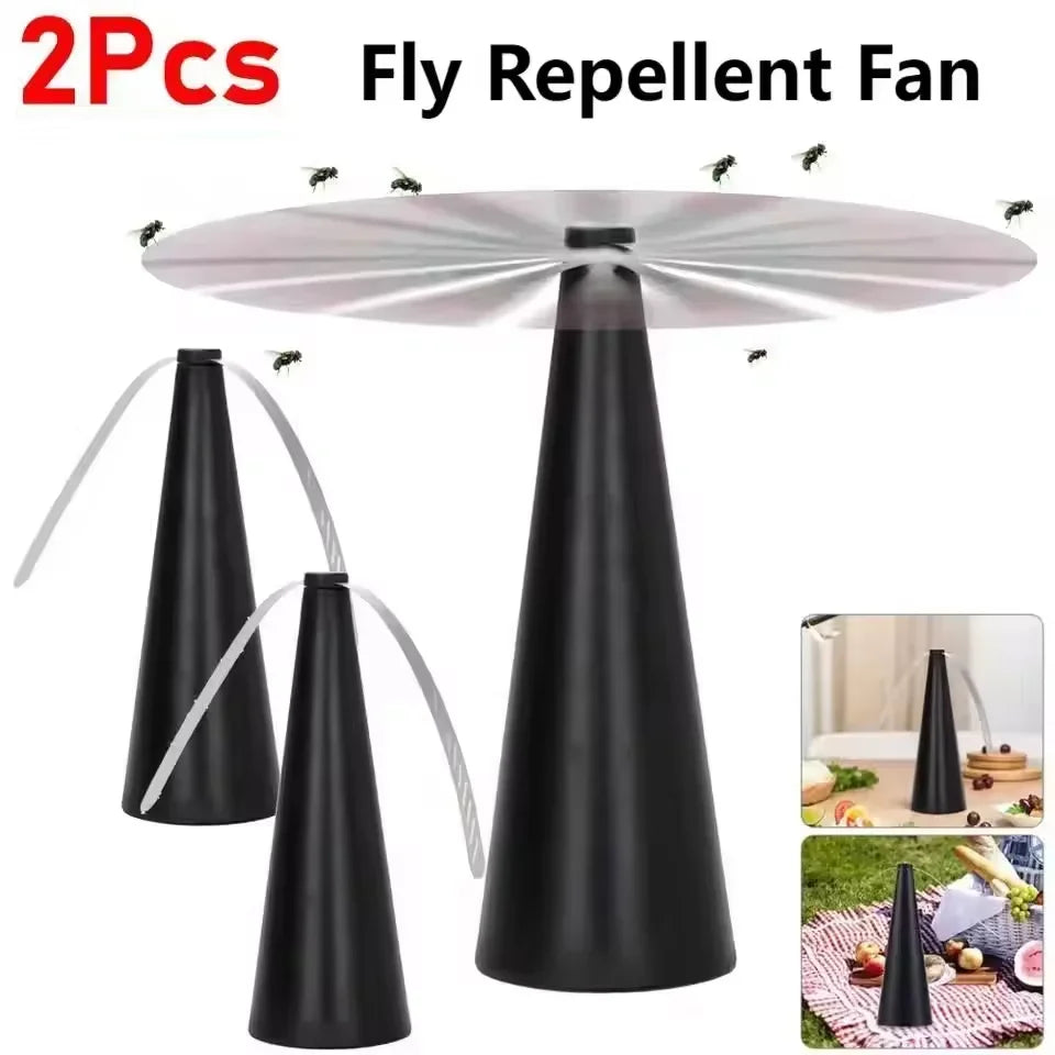Portable Fly Fans for Outdoor Dining and Restaurant Use