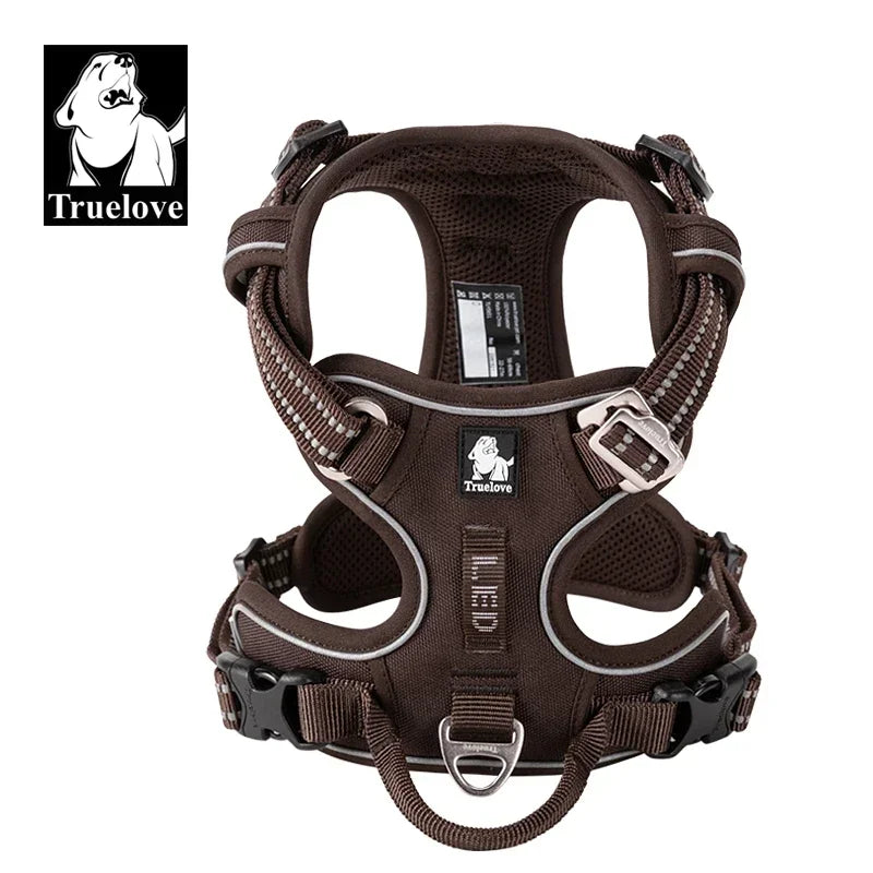 Truelove Premium Reflective Dog Harness in Camouflage Design