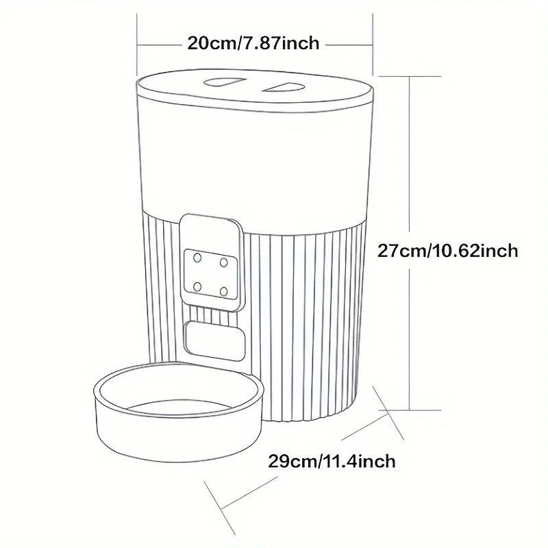 PAPIFEED Smart Automatic Cat And Dog Food Dispenser Machine