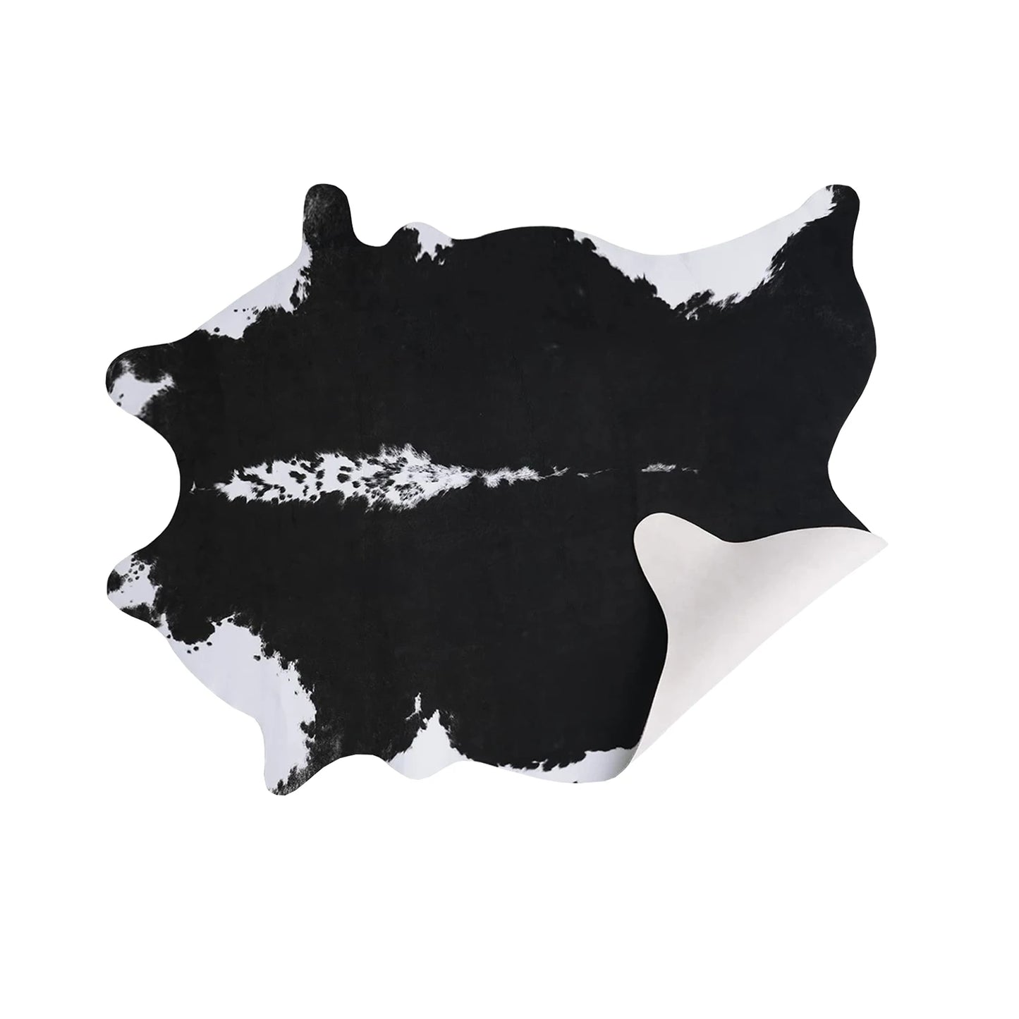 Faux Cowhide Animal Print Rug For Living Room Bedroom