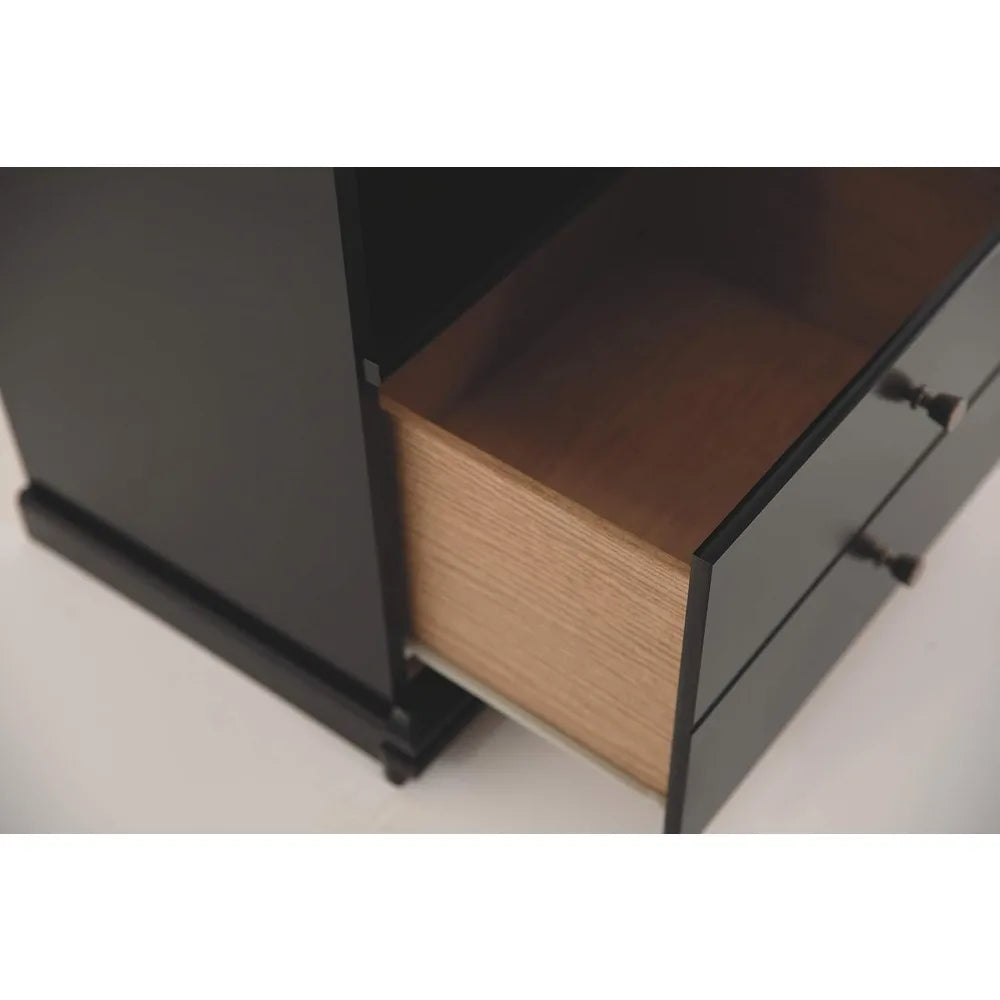 Maribel Traditional Kids Nightstand With Drawer Cubby
