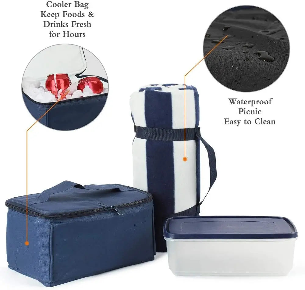 Willow Picnic Basket Set for Perfect Outdoor Adventures
