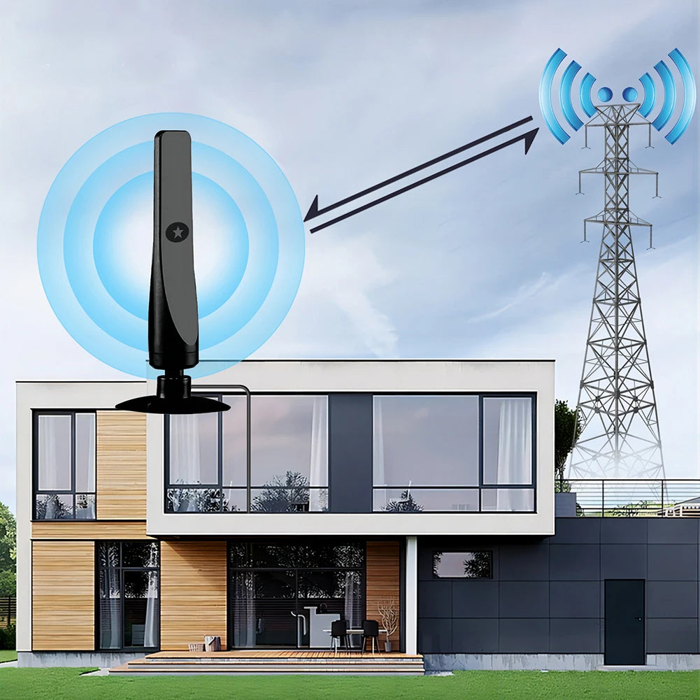 HD Digital TV Antenna with Signal Booster for Maximum Range