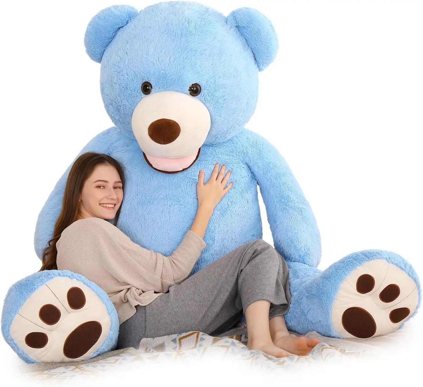 Giant Plush Teddy Bear for Couples and Baby Showers