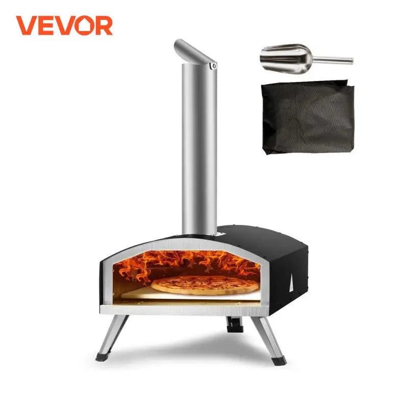 VEVOR Portable Outdoor Charcoal Fired Oven Grill for Camping