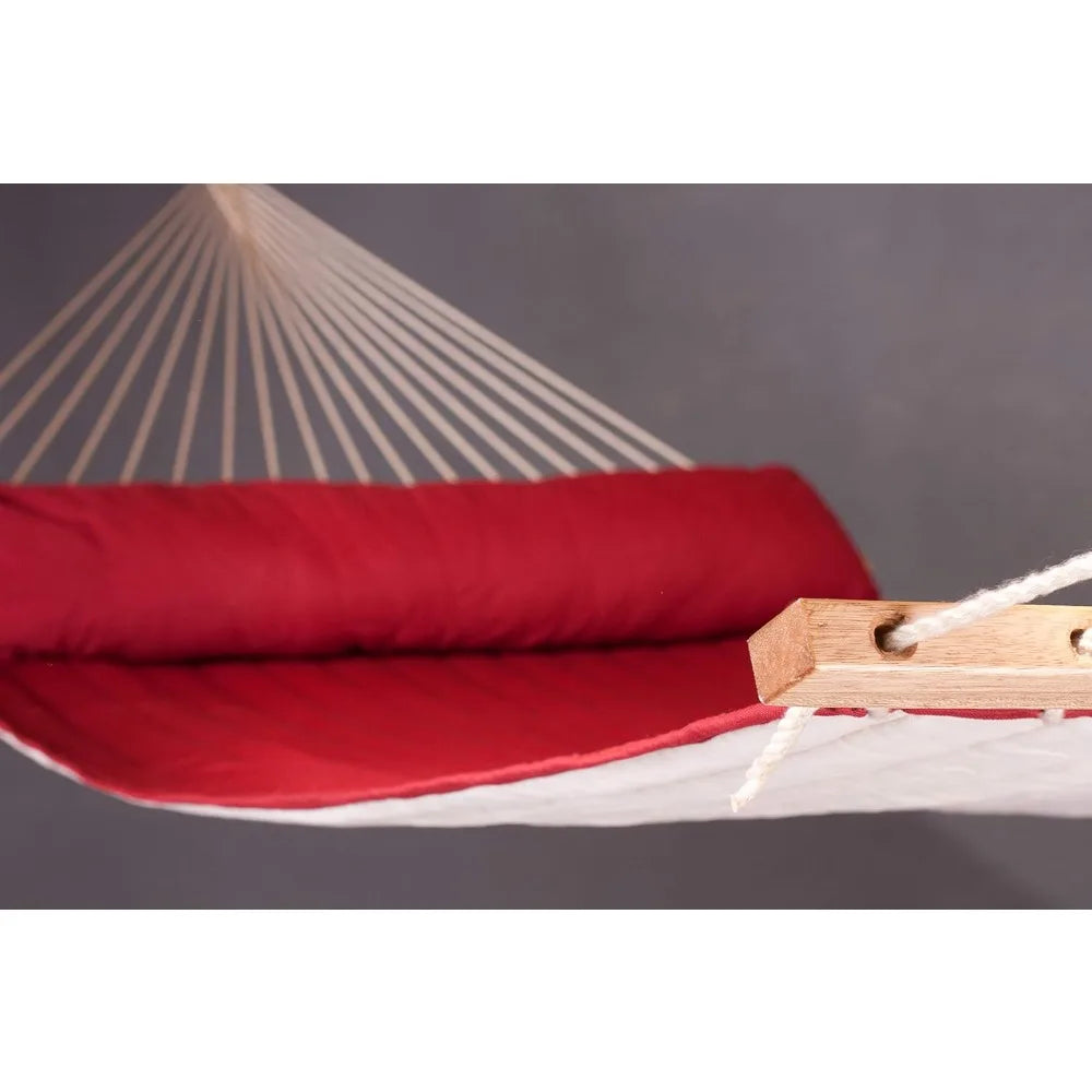 Alabama Red Pepper - Quilted Spreader Bar Hammock Size King