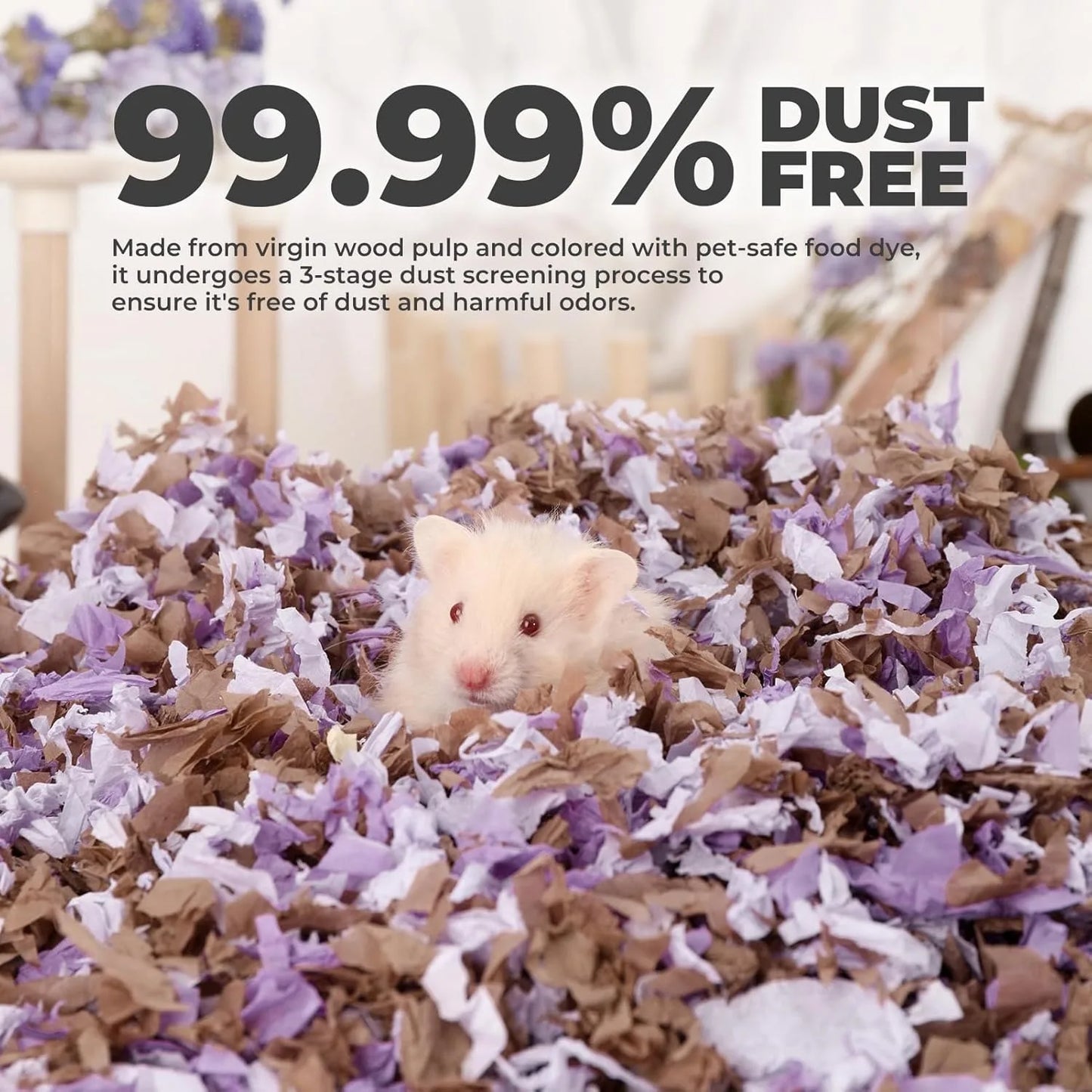 Natural Odor Control Pet Bedding for Small Animals 23L 50L