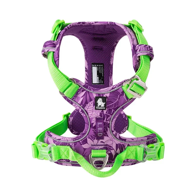 Truelove Premium Reflective Dog Harness in Camouflage Design
