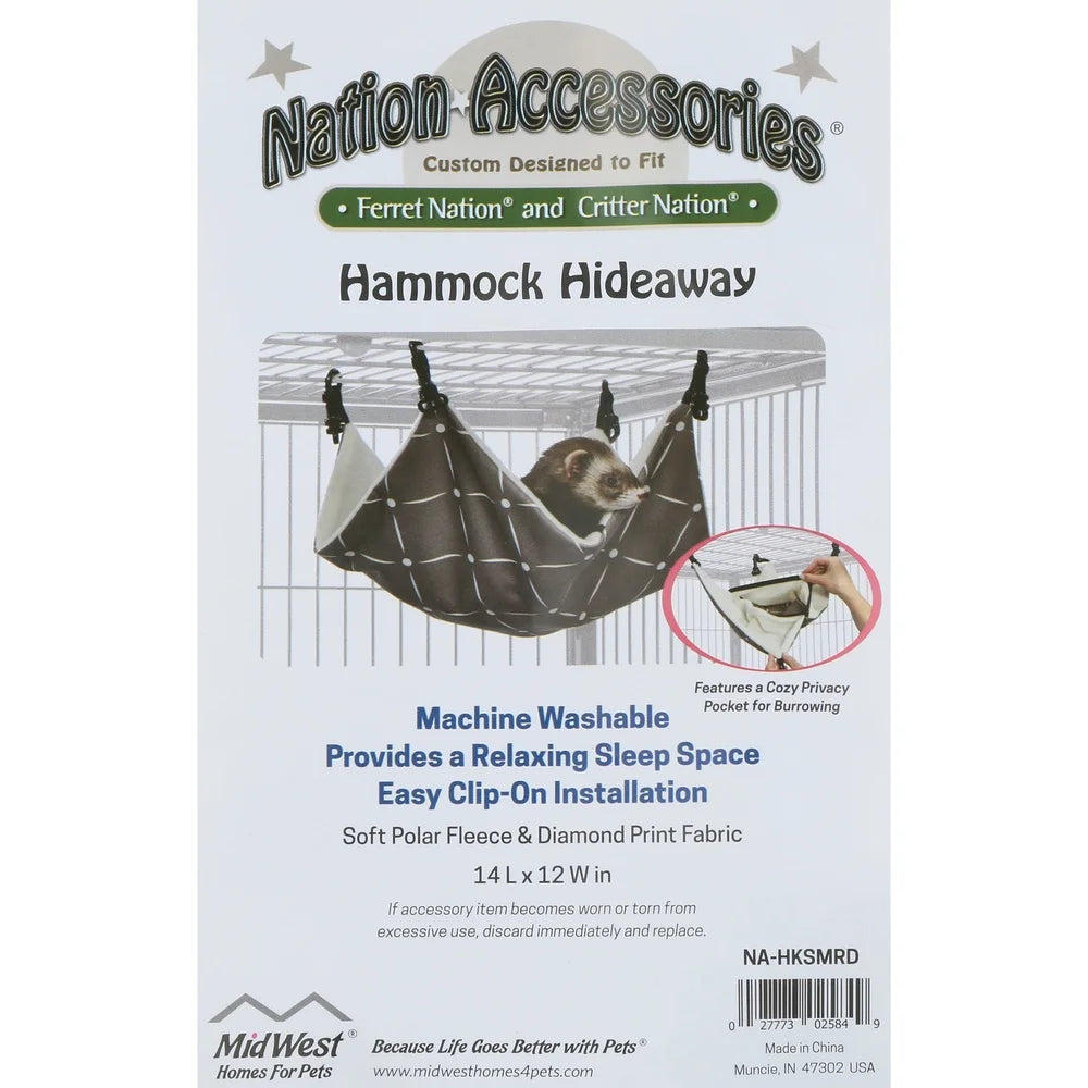 Hanging Pet Hammock for Ferrets and Small Animals Retreat