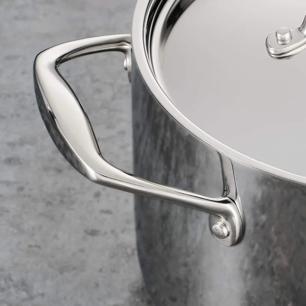 Signature Tri Ply Clad Stainless Steel Cookware Set For Induction