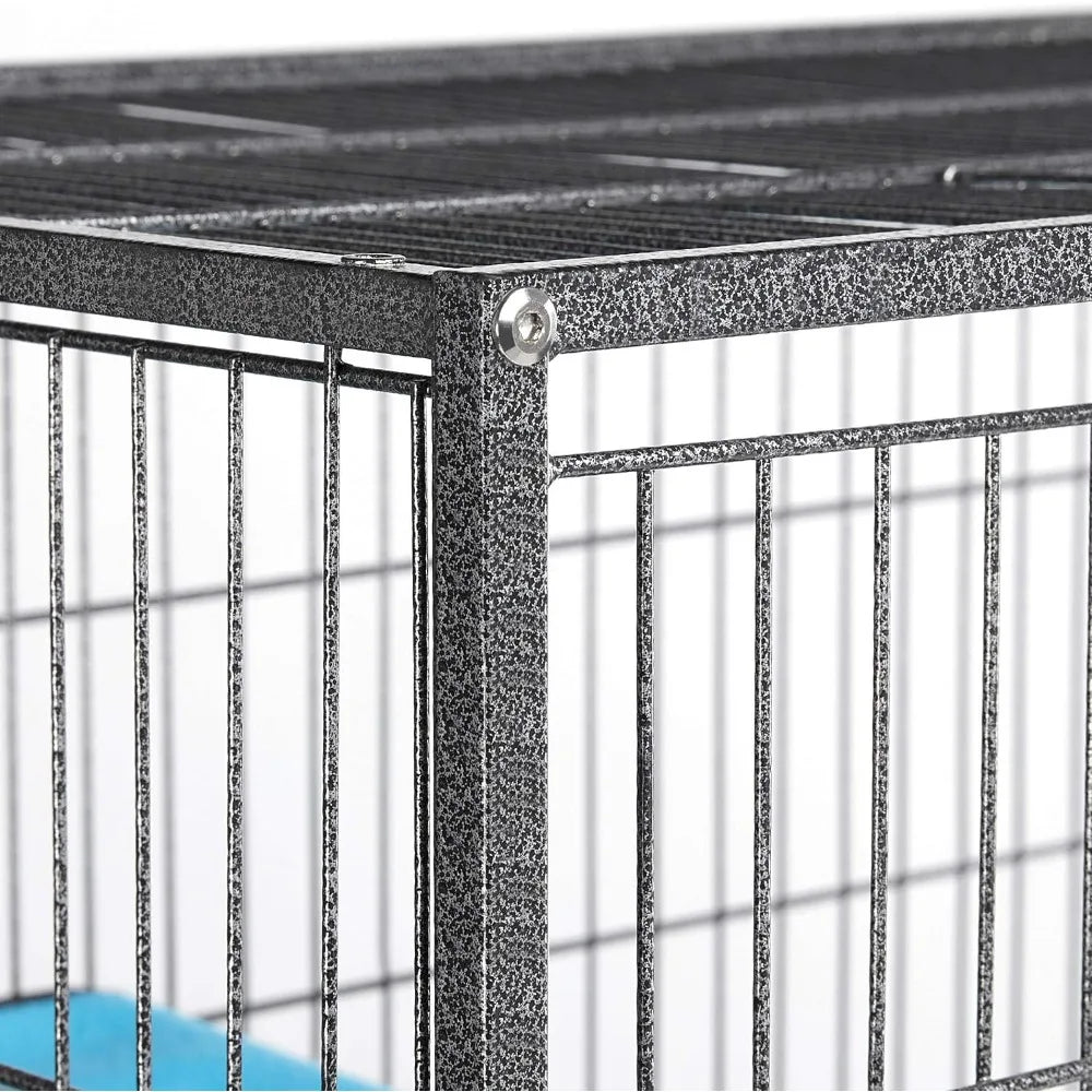 Two Story Rolling Metal Critter Cage For Small Pets