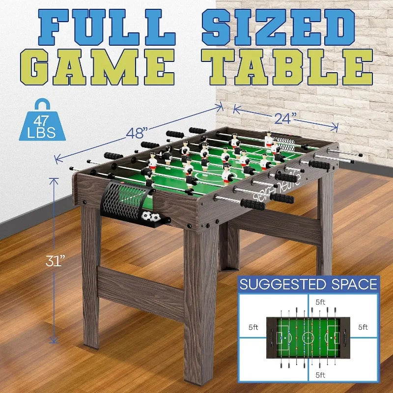 Portable Foosball Table for Family Game Night Fun