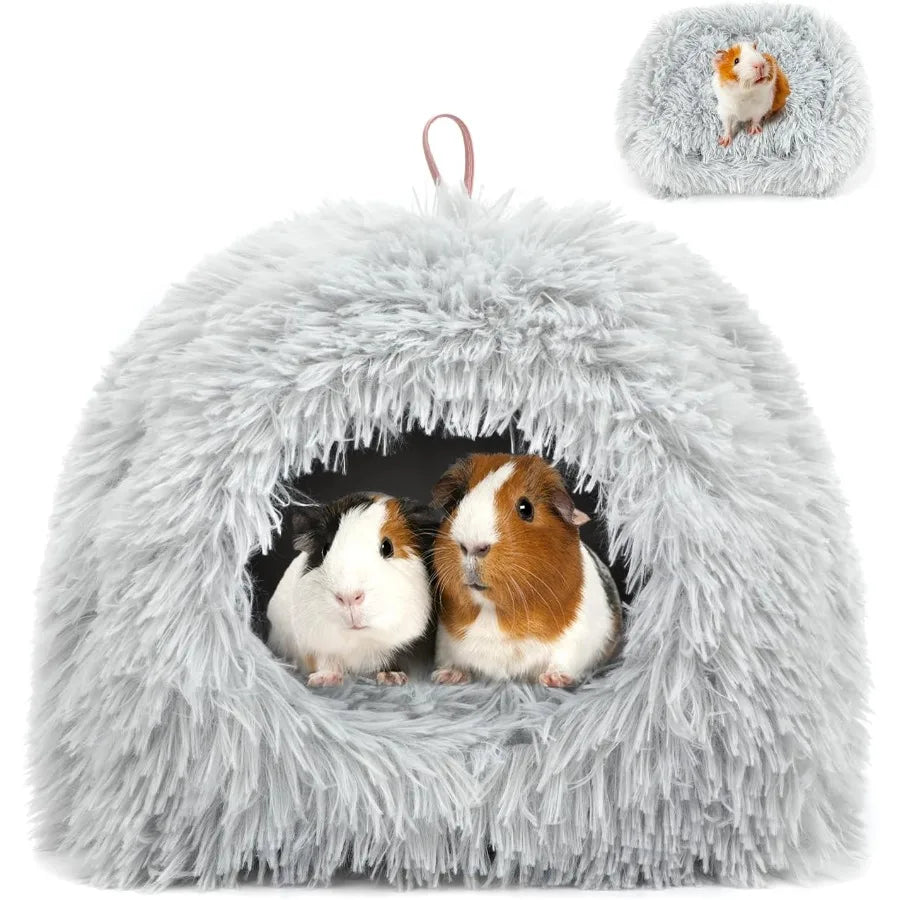 Cozy Plush Hideout for Small Pets and Critters