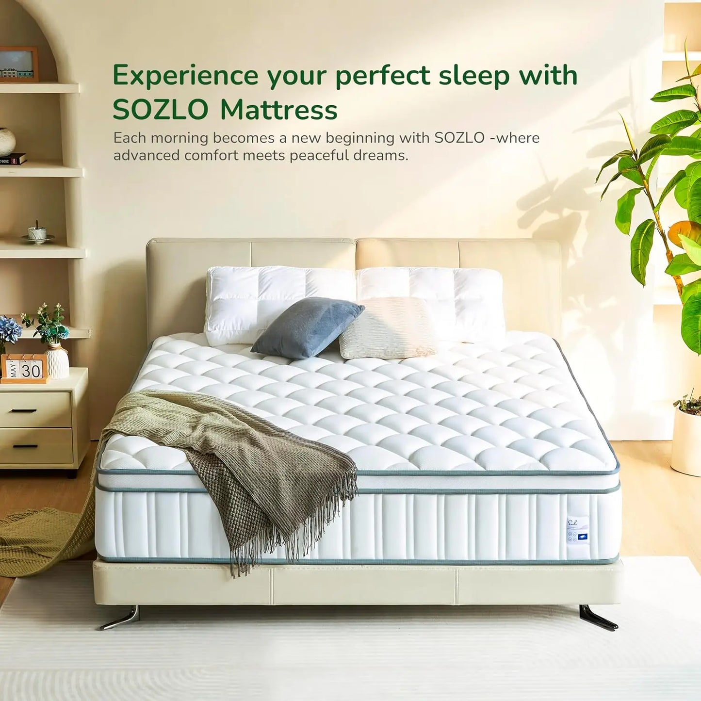 Cooling Gel Hybrid Mattress for Ultimate Comfort and Support