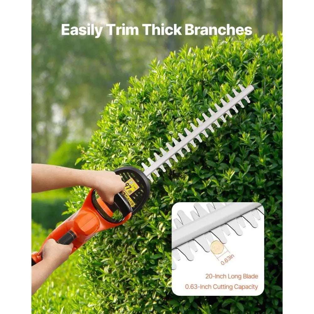 Cordless Electric Hedge Trimmer for Effortless Branch Cutting