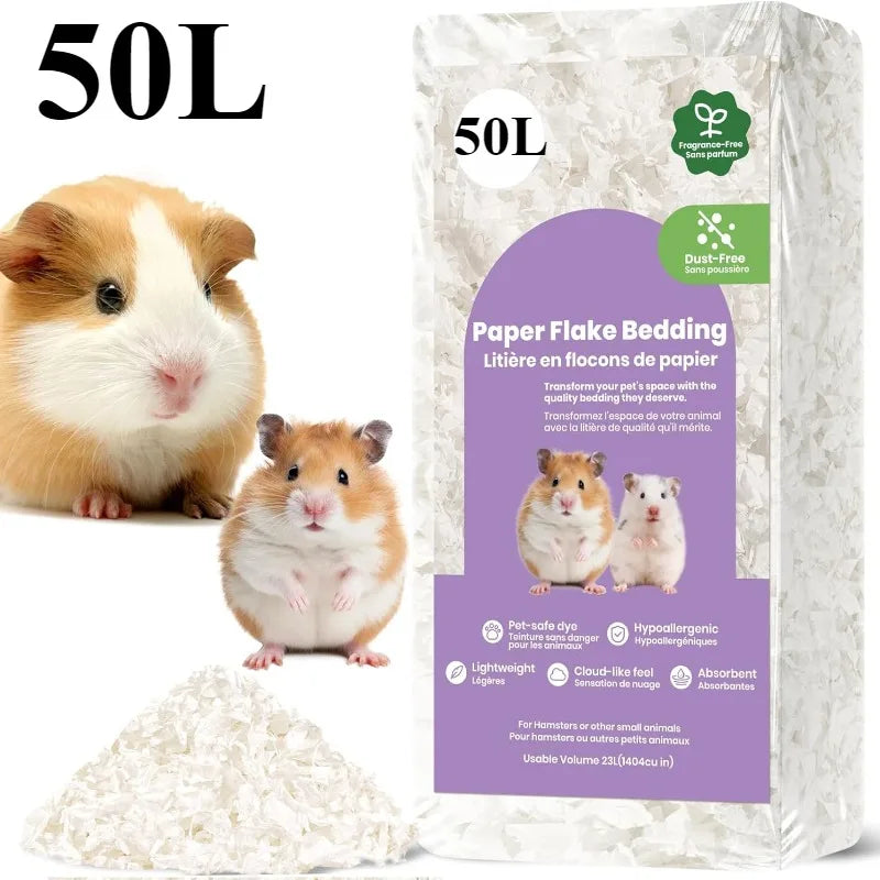 Natural Odor Control Pet Bedding for Small Animals 23L 50L