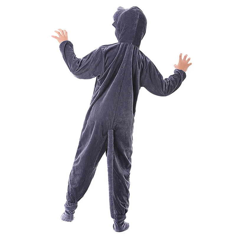 Funny Werewolf Jumpsuit Halloween Costume for Kids and Adults