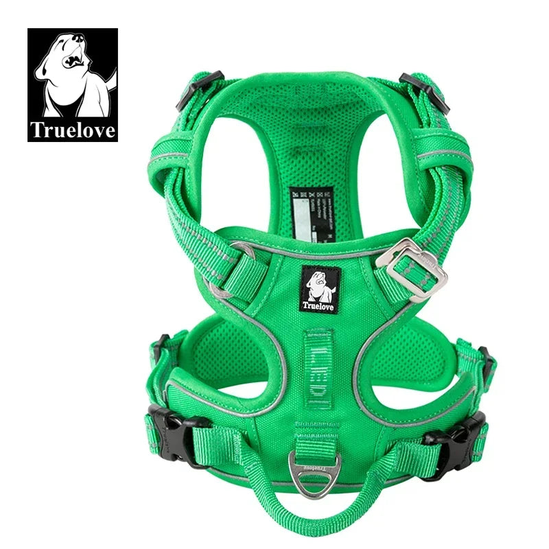 Truelove Premium Reflective Dog Harness in Camouflage Design