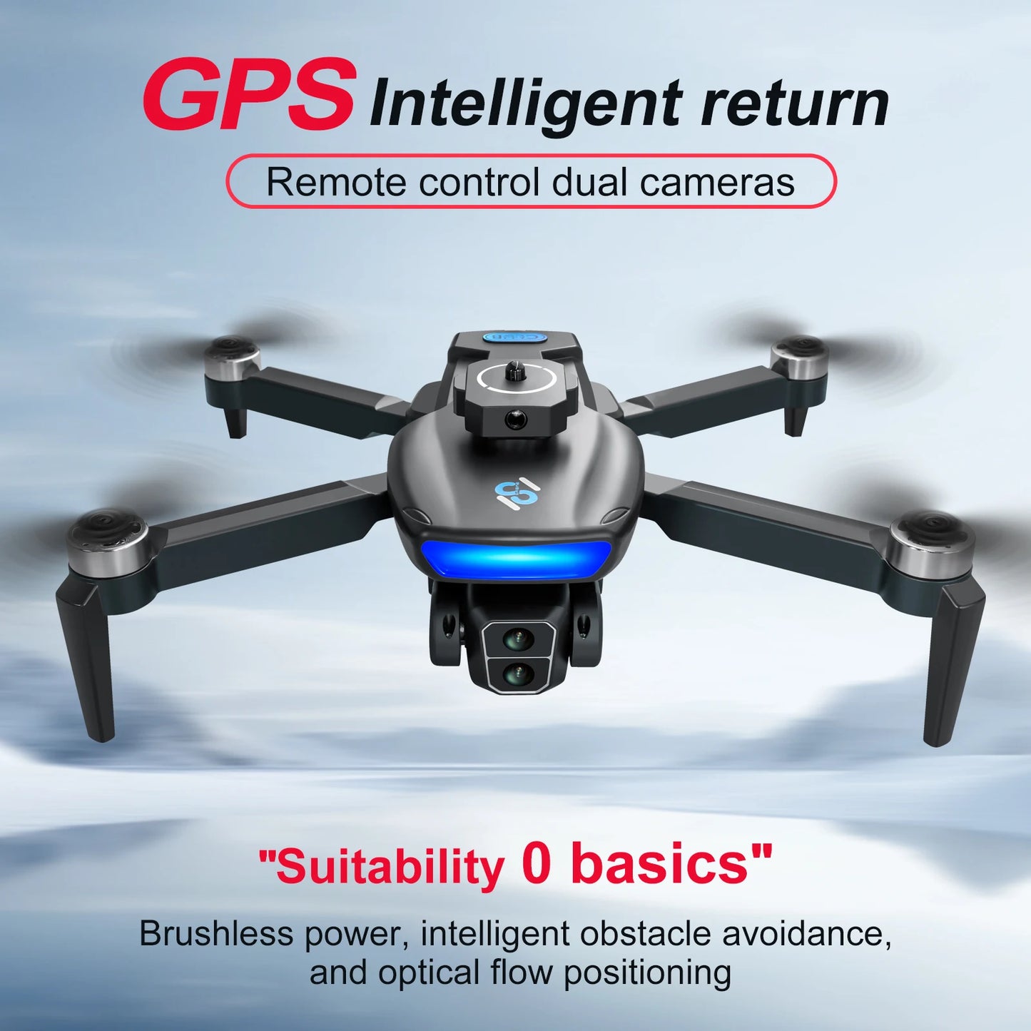 Foldable 4K Camera Drone with 40 Minutes Flight Time
