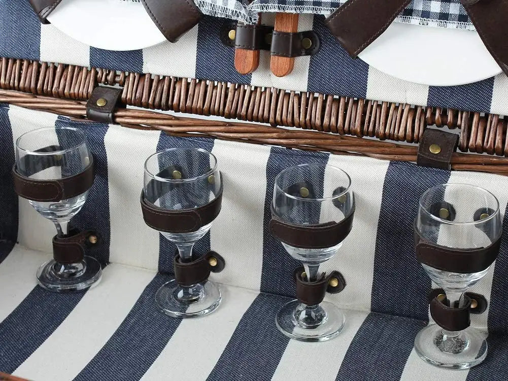 Willow Picnic Basket Set for Perfect Outdoor Adventures