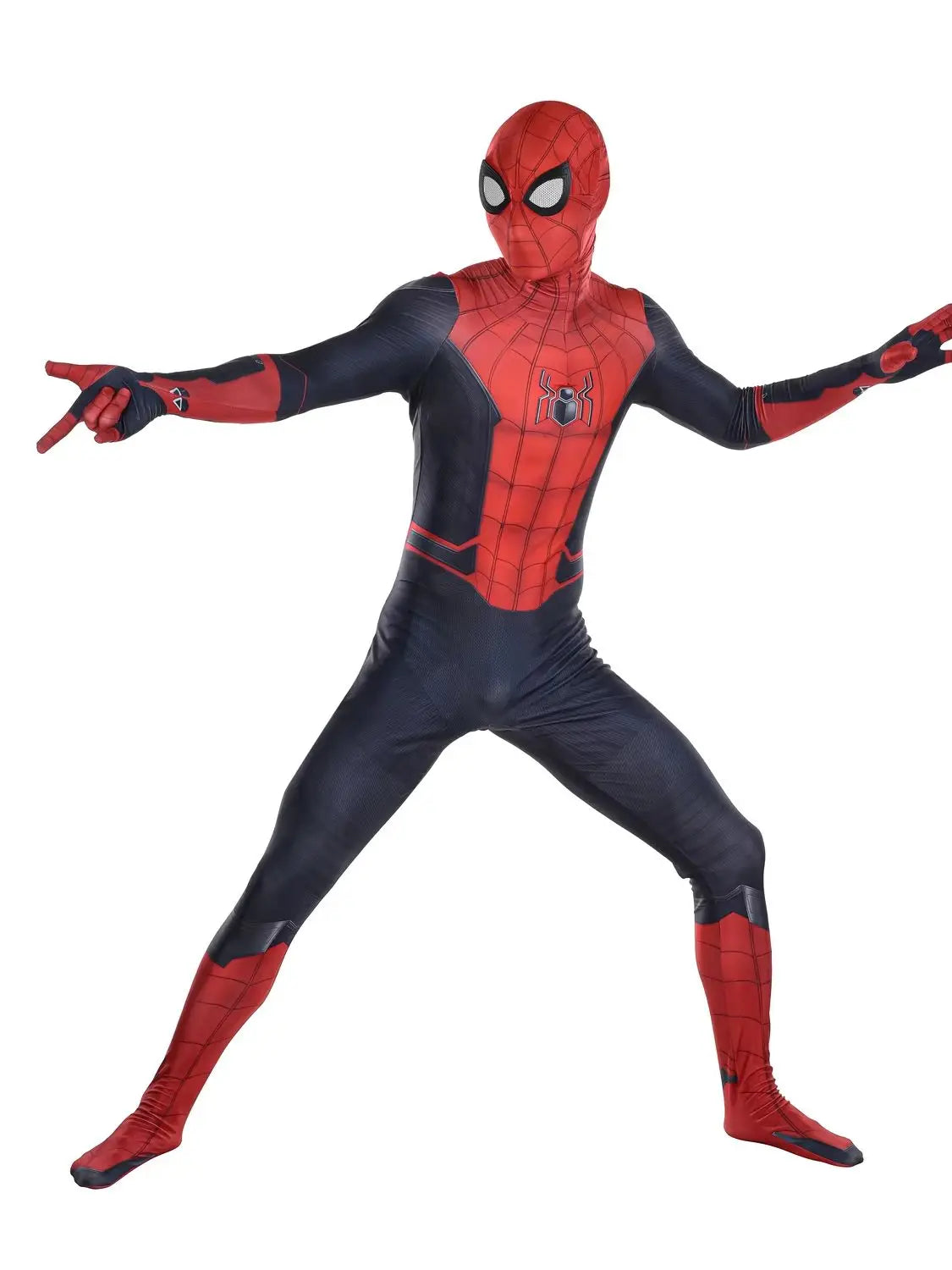 Far From Home Web Hero Costume Unisex Jumpsuit Mask