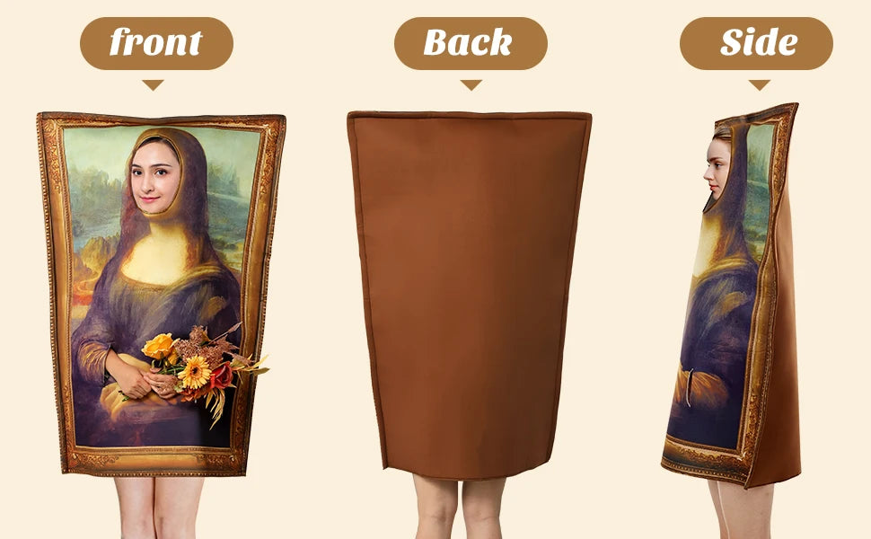 Famous Paintings Costume Mona Lisa And The Scream Dress Up