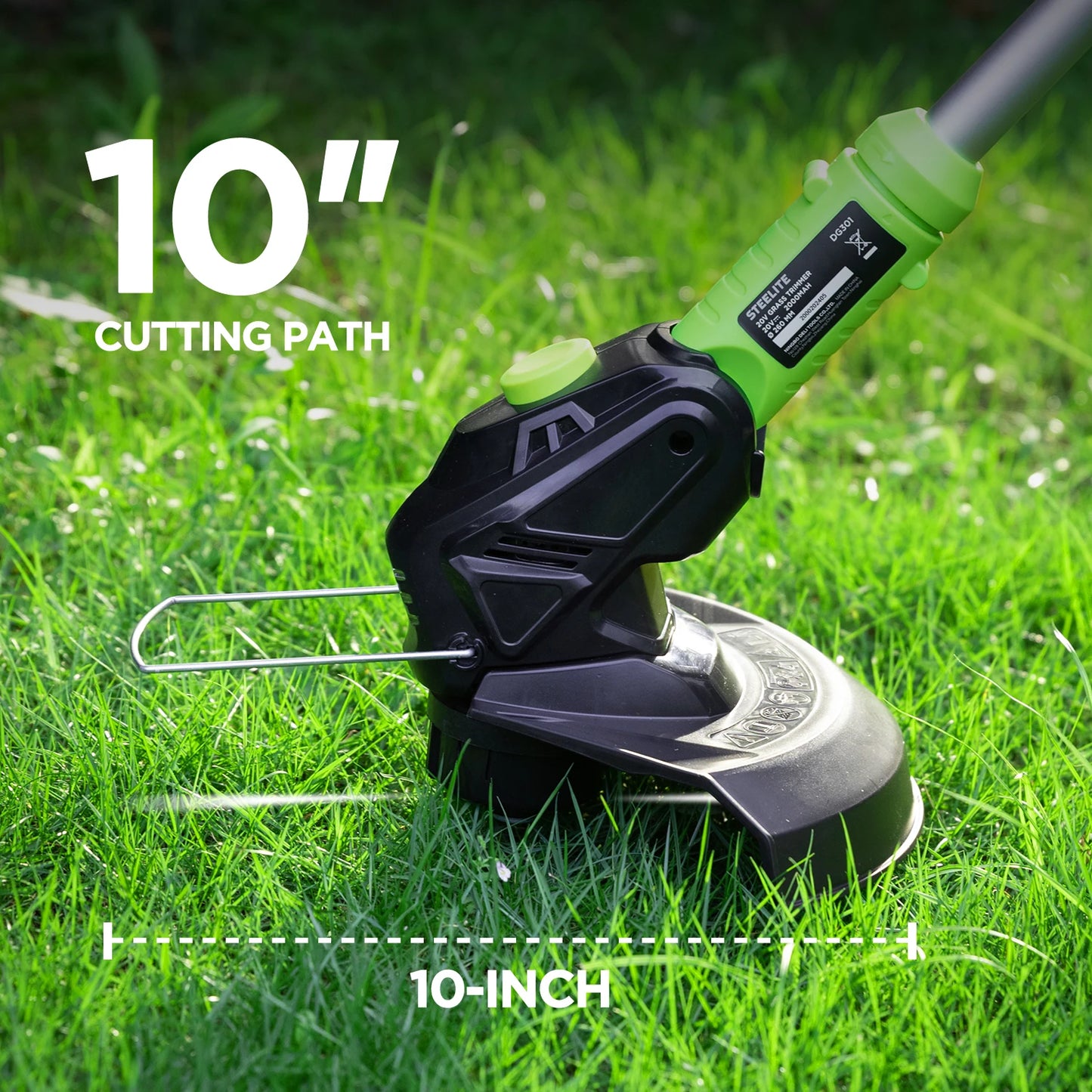 Cordless String Trimmer with Bump Feed and Lightweight Design