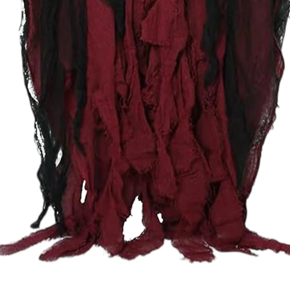 Halloween Ghost Cape Costume for Gothic Horror Cosplay