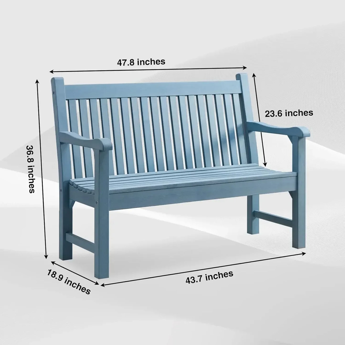 All Weather Garden Bench For Patio And Park Memorial