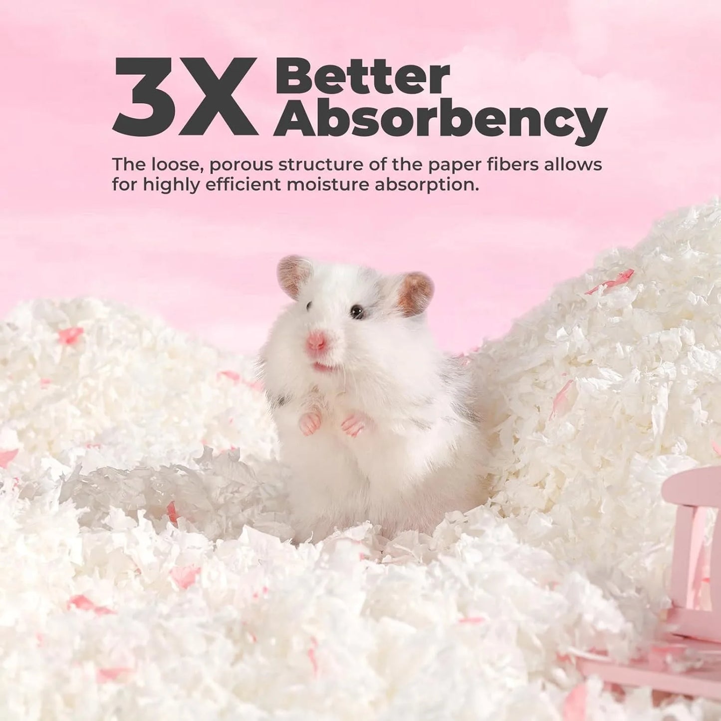 Natural Odor Control Pet Bedding for Small Animals 23L 50L