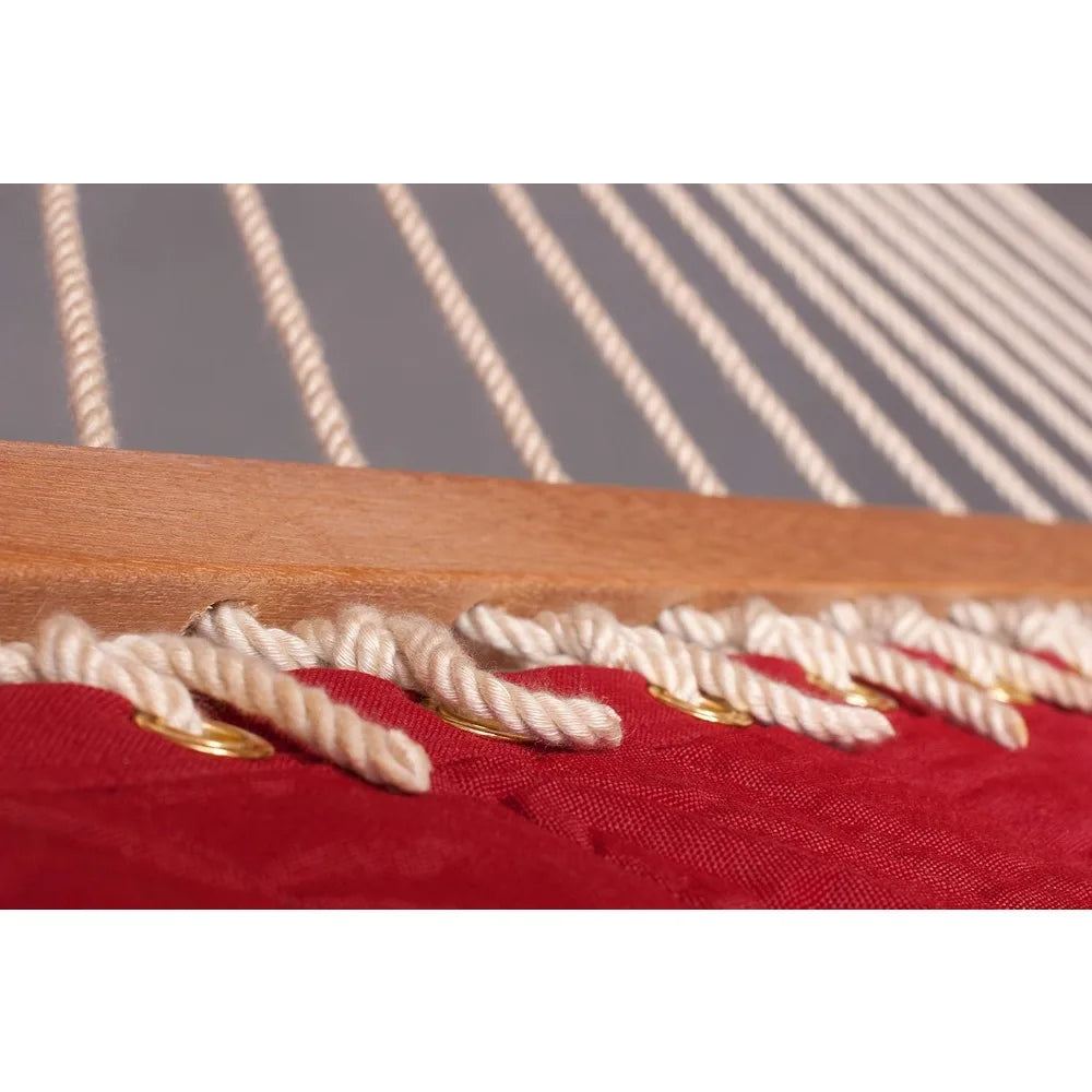 Alabama Red Pepper - Quilted Spreader Bar Hammock Size King